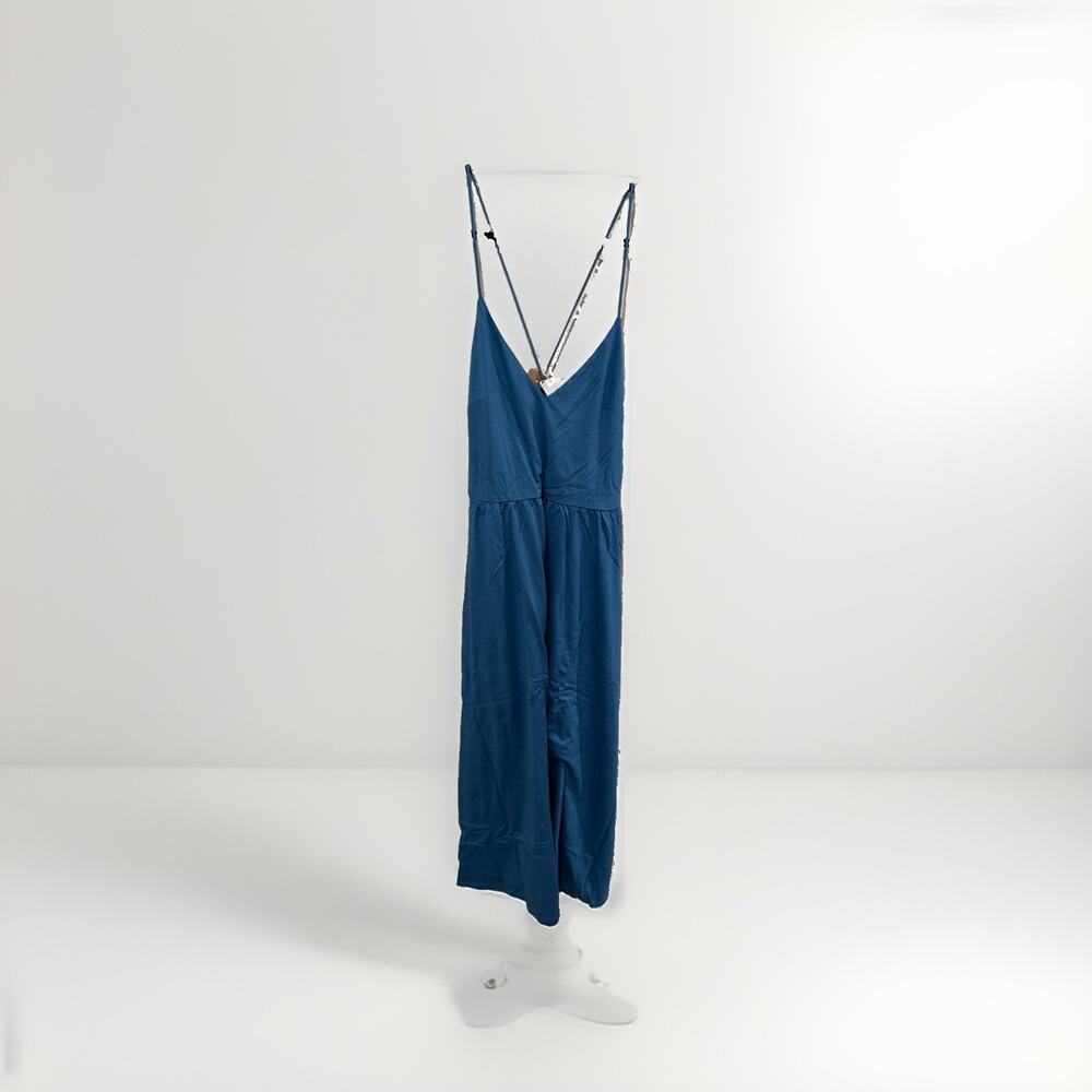 Boden Cross Back Jersey Dress Women’s Size 10 Blue NWT